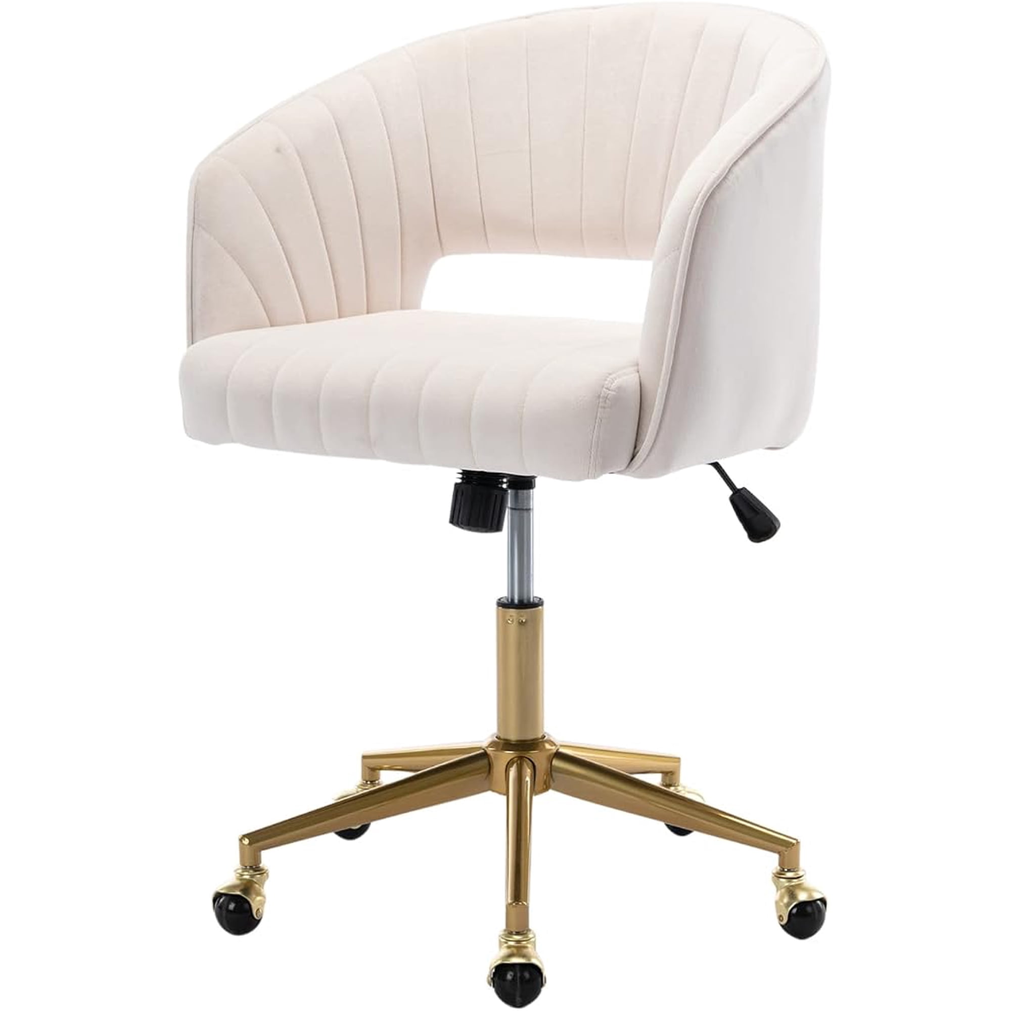 velvet office chair with wheels product