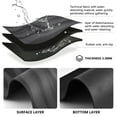 thumbnail image 5 of Black Wavy Textured Pattern Diatomaceous Earth Water Absorbent Mat, Anti-Slip Rubber Backing, 23.6" x 19.7", 5 of 11