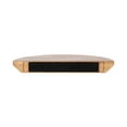 thumbnail image 4 of Kate and Laurel Colter Transitional Floating Side Table, 18 x 3 x 9, Natural Brown, Modern Half-Circle Solid Wood Floating Shelf Table for Home Decor for Small Spaces, 4 of 10