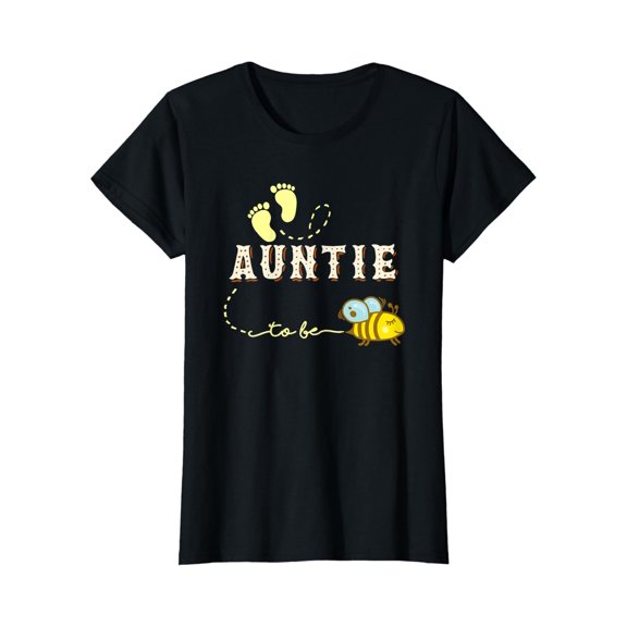 New Auntie Tshirt Auntie To Bee Funny Mothers Day Shirt BLACK Unisex S-5XL Hot Trending Shirt, Vintage Birthday Gift