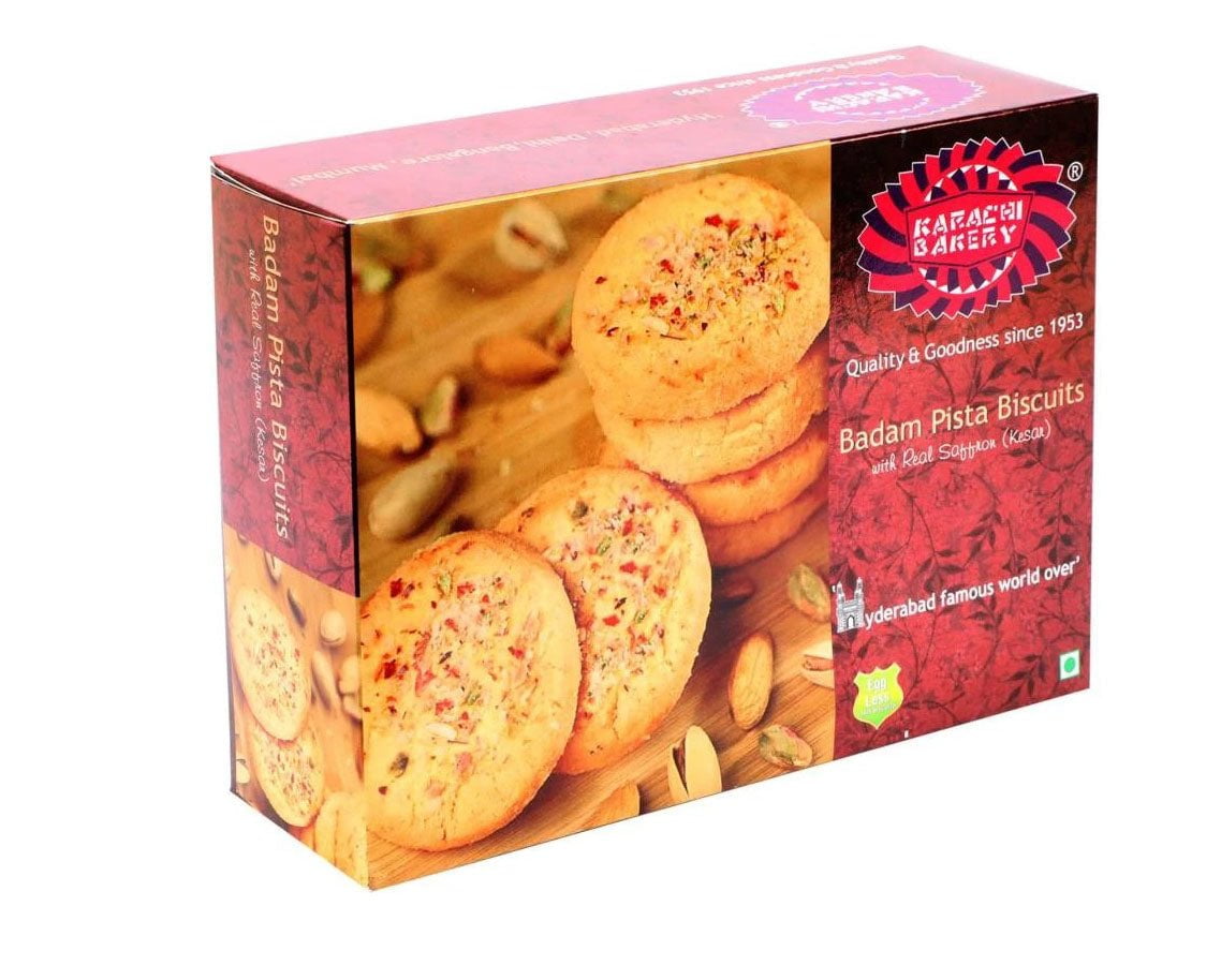 Karachi Bakery Badam Pista Biscuit 400g (Pack of 2)
