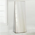 thumbnail image 3 of NeuType Gold Floor Mirror with Stand Large Full Length Mirror Modern Wall Mounted Mirror 47"x16", 3 of 8