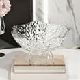 thumbnail image 5 of Clear Plastic Fruit & Vegetable Serving Tray with Detachable Drainage Base | 10.83 x 10.83 x 5.51 Inch Kitchen Snack Plate for Home, Office, Party, or Picnic | 1-Piece Set, 5 of 6