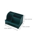 thumbnail image 2 of Miangastore Vanity Organizer Countertop Rectangular Green 1Pcs 6.3X4.5X4.2In, 2 of 8