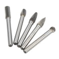 thumbnail image 2 of Die Grinder Bit, Tungsten Carbide Cutting Burrs  Single Cut 1000 Mesh With 5 Storage Box For Polishing For Grinding For Woodworking ADEFG,ACDFG, 2 of 8