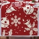 thumbnail image 5 of Mantel en Taza de Café blanca con Copos de Navidad 2025 onlyliua Decoración en Mesa festiva, 5 of 5