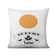 thumbnail image 5 of Fall Is Here Maple Leaf Decorative Pillows Set Of 4, Linen Thanksgiving Throw Pillow Covers Linen Study Sofa Cushion Cover, 5 of 5