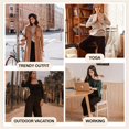 thumbnail image 2 of HAHDAXIA Pantalon de Pyjama Confortable pour Femmes - Pantalon de Détente Décontracté pour Femmes à Cordon, Bas de Pyjama à Jambe Grand, 2 of 4