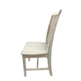 thumbnail image 3 of Contemporary Home Living Solid Hand Finished Dining Chair - 39" - Driftwood Brown, 3 of 5