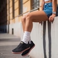 thumbnail image 3 of Sosenfer Women's Mesh Wide Toe Box Barefoot Shoes Zero Drop Walking Sneakers Minimalist Casual Shoes Black, 3 of 5