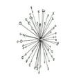 thumbnail image 6 of DecMode Black Metal Starburst Wall Decor with Crystal Embellishments, 6 of 9