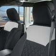 thumbnail image 3 of FH Group Neosupreme Front Bucket Seat Covers Auto Car SUV Gray Black w/ Free Air Freshener - 2 Front Seats, 3 of 7