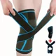 thumbnail image 3 of 1 Par Rodilleras Elásticas Deportivas Compresion Para Gym, 3 of 8