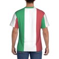 thumbnail image 4 of Short Sleeve Shirts for Men Lapel Color Block Slim Fit Basic Tops, 4 of 4