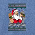 thumbnail image 3 of Wild Bobby Buon Natale, Italian Santa Claus, Funny, Italian American Humor Sweater | Holiday Unisex Crewneck Sweatshirt, 3 of 5