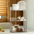 thumbnail image 6 of sruoe 3-Tier Cabinet Organizers Shelf, Kitchen Shelf Countertop Corner, Kitchen Stackable Storage Rack for Spice Glasses Mug cups Spice Rack, Corner Shelf Rack, Desktop Storage Rack for Home Office, 6 of 6