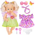thumbnail image 1 of Muñeca Baby Dollbie de 35 cm con accesorios de pelo y ropa para niña, 1 of 6