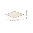 thumbnail image 2 of INSPIRE CHIC Women's Pleated Rhombus Solid Scarf Scarves Head Ribbon Bandana Beige, 2 of 5