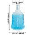 thumbnail image 2 of Botella de agua deportiva a prueba de fugas Botella flexible portátil para actividades al aire libre, senderismo, ciclismo, gimnasio y viajes Ligera y duradera Recipiente de hidratación, 2 of 4