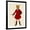 Black Frame, variant on Art.com Fox Hunter 2 Full Stretched Canvas Print Wall Art by Fab Funky, 12" x 16"