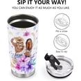 thumbnail image 4 of Sister Gifts from Sister Soul - Floral Friendship Mug Tumbler Birthday Christmas Presents for Women Girls Besties Female Friends Valentine''s Day Easter Halloween Thanksgiving Coffee Cup, 4 of 6