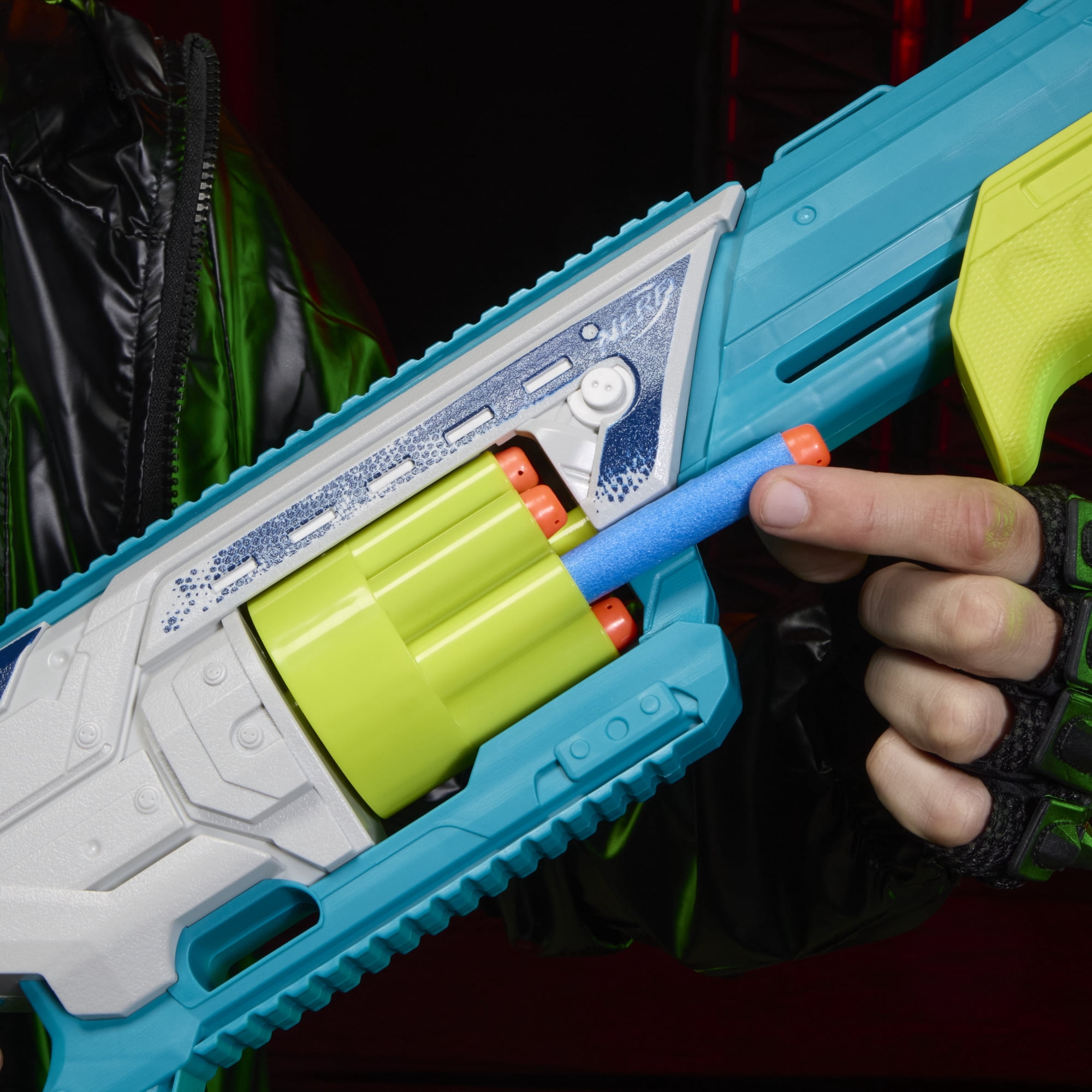 Nerf Elite Rebel Ops Deadeye Blaster, 2 Attachments, 24 Nerf Elite Foam Darts, 8 and up