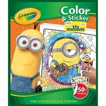 Crayola Mini Coloring Pages, Minions - Walmart.com