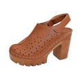 thumbnail image 3 of Rvasteizo Women Bohemian Shoes Solid Thick Sole Ethnic Look Summer Casual Layout, 3 of 5