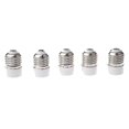 thumbnail image 1 of 5 Pack E27 to E14 Lamp Socket Converters Cfl S Screw Adapter with Extendable Bulb Base, 1 of 5