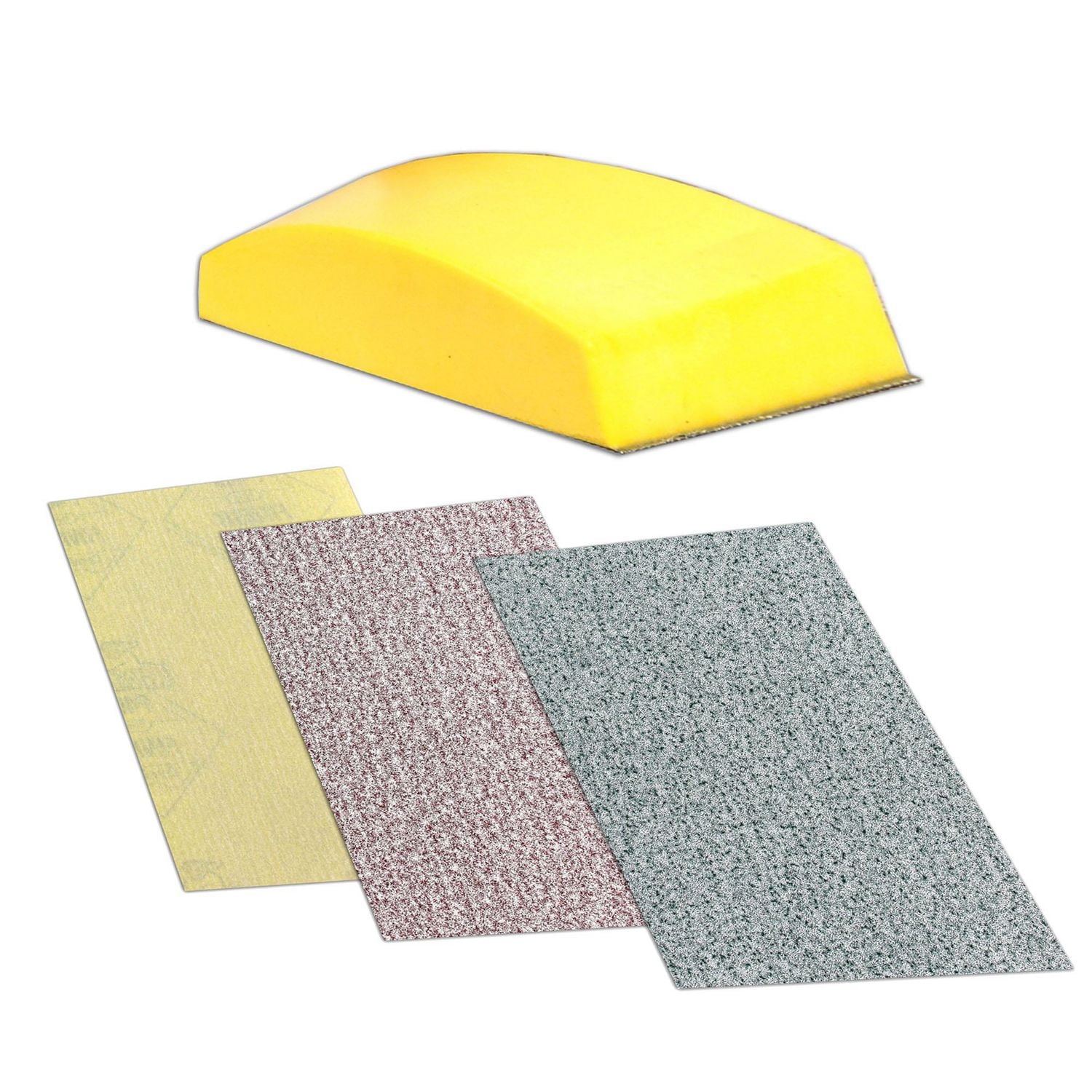 GATOR Ensemble de ponçage avec bloc pratique à crochets et à boucles ZIP