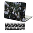 thumbnail image 1 of KSK KAISHEK Hard Protective Shell Case Cover for Old MacBook Air 13"( Not Retina Display, 2010-2017) + Black Keyboard Cover Model A1466 A1369, No USB-C Flower 0381, 1 of 5