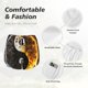 thumbnail image 4 of Balery Yin Yang Pantalones cortos deportivos para mujer con forro y dos bolsillos, elásticos, para entrenamiento, gimnasio, yoga-Small, 4 of 7