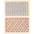 thumbnail image 2 of Gustave Jéquier 15x18 Black Ornate Wood Framed Double Matted Museum Art Print Titled - 11. Ceiling of the Tomb of Amenant (N 58), 12. Ceiling of the Tomb of Amenheb (N 90) (1911), 2 of 5