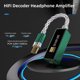 thumbnail image 3 of Amplificador de Auriculares, Adaptador de Auriculares USB C A 3,5 mm, Amplificador Portátil, Cable de Audio Macho A Hembra de 3,5 mm., 3 of 5