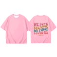 thumbnail image 4 of LUOGENLI T Shirts Valentine's Day for Girls 12-14 Years Children's Printed Round Neck Short Sleeved T Shirt for Boys and Girls Spring St. Patrick's Day T Shirts for Girls 12-14 Girls Tops 4-5 Years, 4 of 4