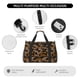 thumbnail image 4 of Balery Leopard Print Bolsa de Gimnasio para Mujeres, Bolsa de Viaje con Bolsillo Húmedo, Bolsa de Fin de Semana para Mujeres, Bolsa de Viaje Resistente al Agua, 4 of 7