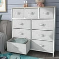 Dextrus Sturdy 9-Drawer Dresser Storage Chest for Bedroom, Hallway ...