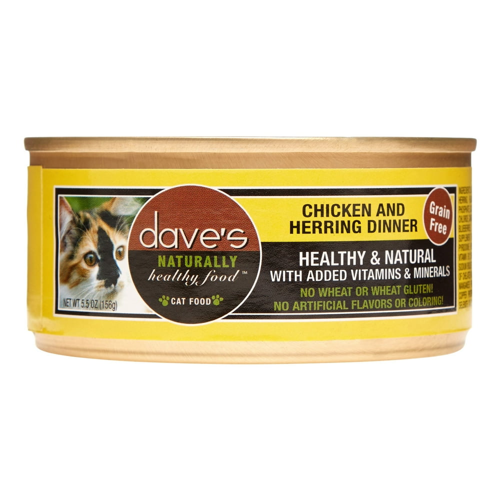 Dave's Pet Food Naturally Healthy GrainFree Chicken and Herring Dinner