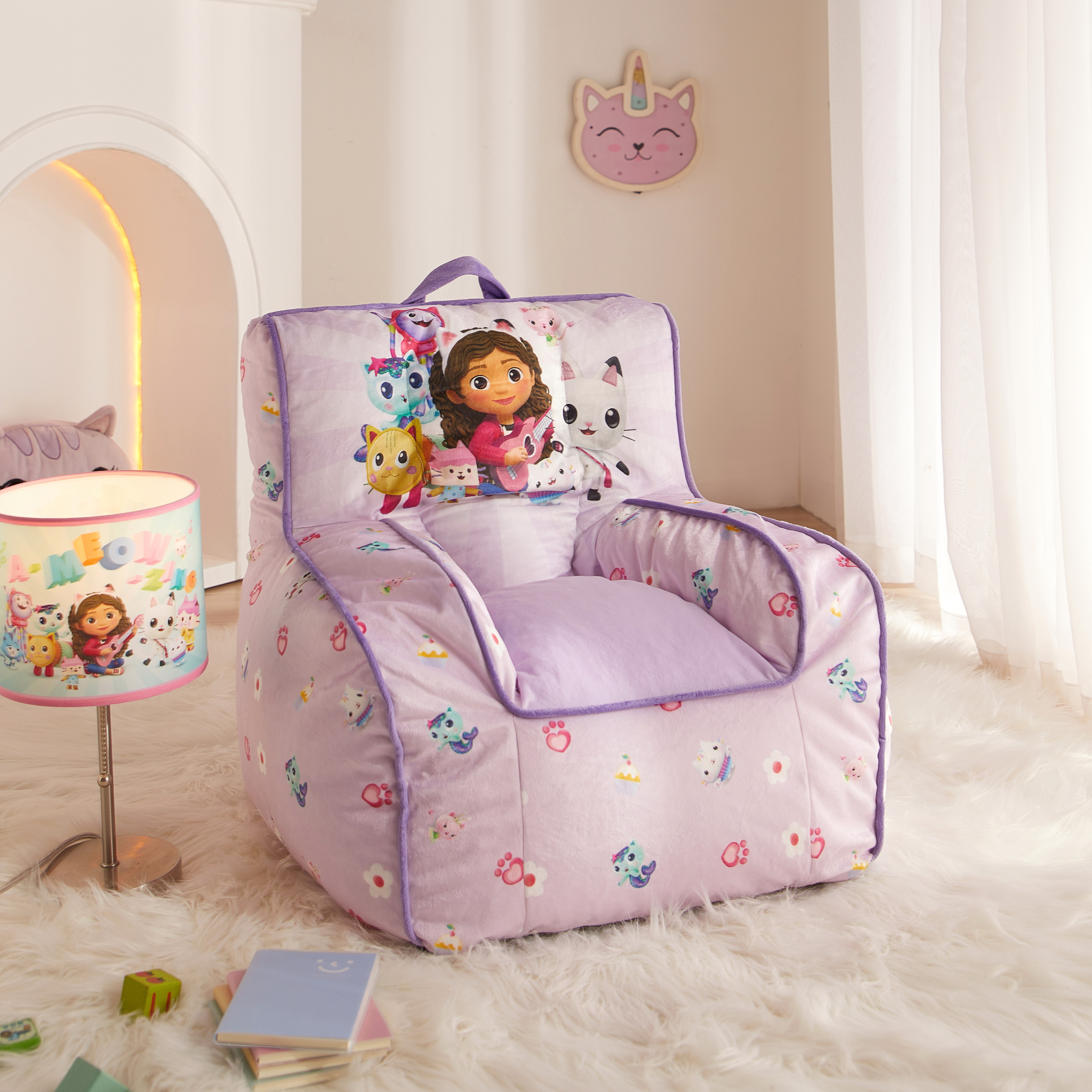 Universal Gabby's Dollhouse Square Beanbag for Kids photo 5