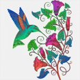 thumbnail image 3 of CafePress - Rainbow Hummingbird On Trumpet Vine - Kids Hooded Sweatshirt, Classic Hoodie, 3 of 4