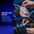 thumbnail image 6 of Lsupdaol Waterproof LED Bike Wheel Lights Battery Powered Blue, 6 of 6