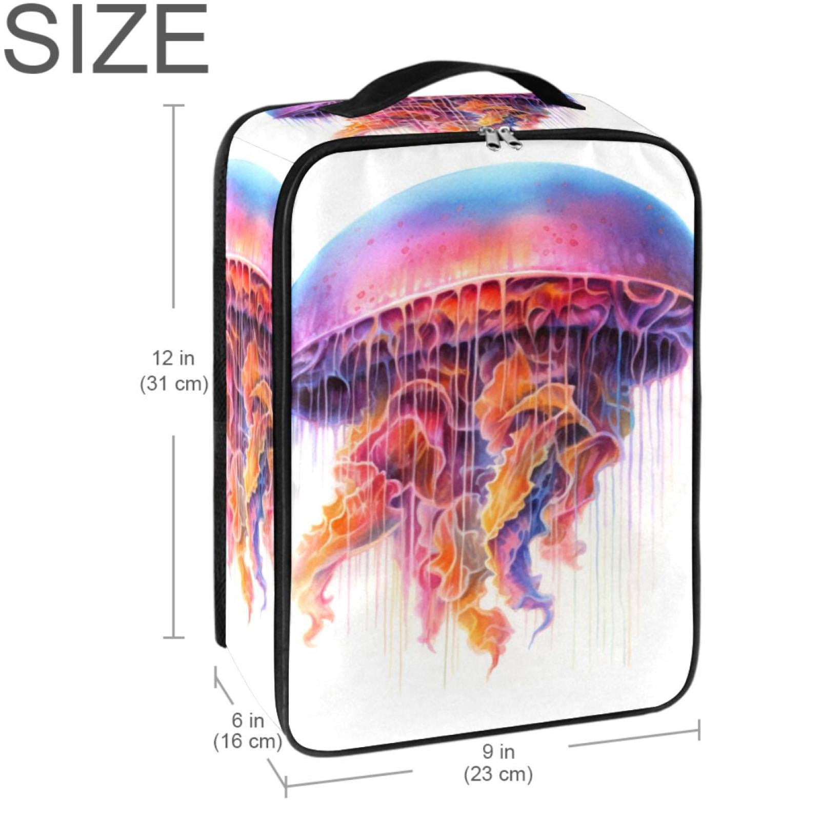 Jellyfish Polyester Shoe Boxes - 23x31cm/9x12in Size for Organization and Storage
