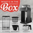 thumbnail image 4 of Gourmia 10-Cup Grind & Brew Coffee Maker – Built-in Grinder, Programmable Digital Display, 4 of 11