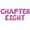 Pink, variant on Letter Balloons - CHAPTER EIGHT 16" Inch Alphabet Letters Foil Mylar Balloon 8th Birthday Party Banner (Purple)