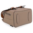 thumbnail image 4 of Montana West Small Backpack for Women Vegan Leather Mini Backpack Purse for Women Colorblock Backpack Cute Convertible Shoulder Bag, Camel, 4 of 7