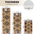 thumbnail image 4 of Brown Geometric Triangle Diamond Pattern Kitchen Rugs Sets Of 3,Kitchen Runner Rugs Non Skid Washable,Decorative Kitchen Floor Mats for Kitchen,Sink,Laundry,17"x30"+ 17"x47" + 17"x59", 4 of 6