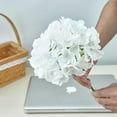 thumbnail image 5 of 1PC Artificial Hydrangea Stem,Realistic Silk Hydrangea Flower Head for Wedding Centerpieces, Bouquets & Home Decoration,White, 5 of 5