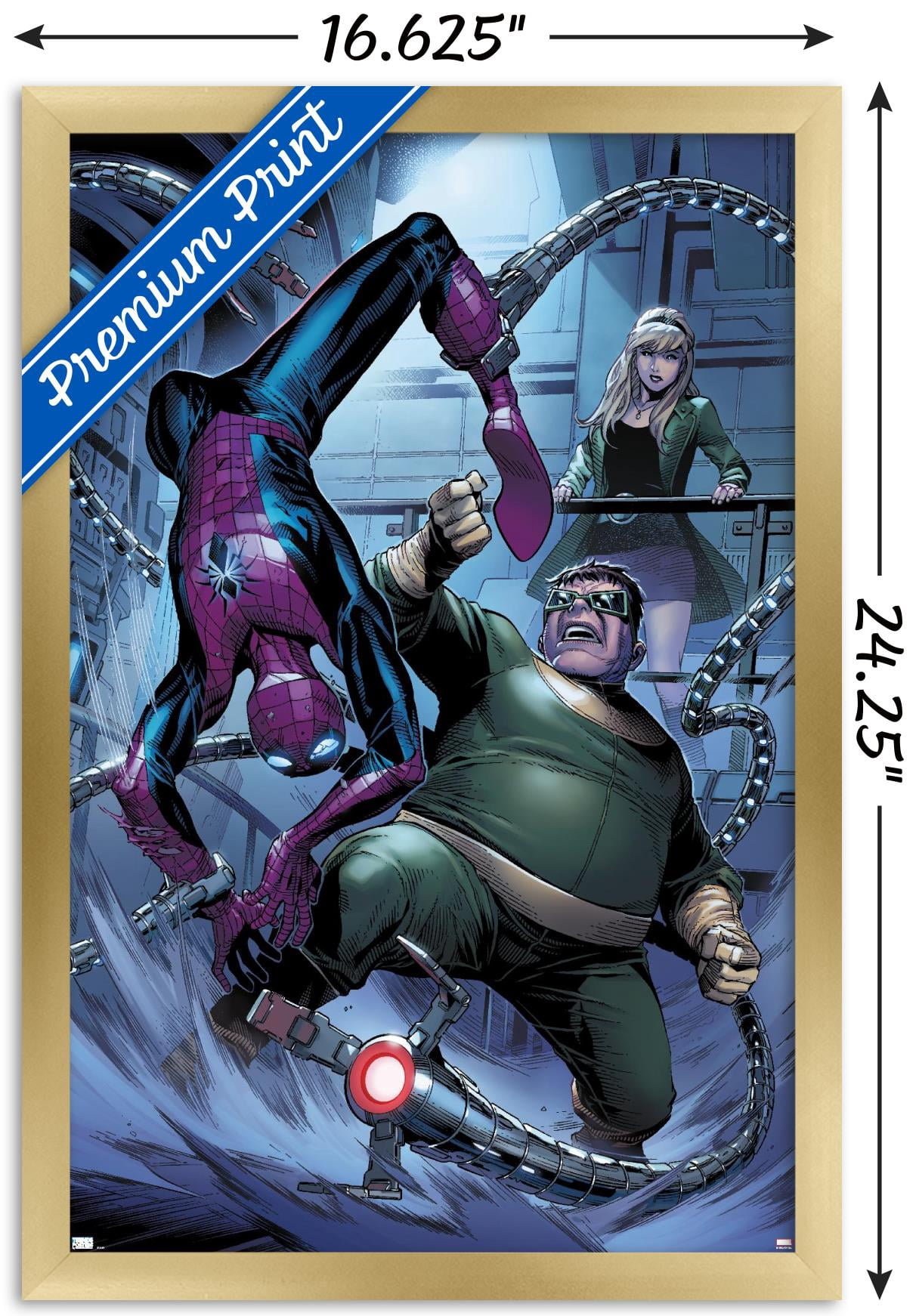 Marvel Comics - Spider-Man, Doctor Octopus - The Clone Conspiracy #2 Wall Poster, 14.725" x 22.375", Framed
