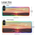 thumbnail image 3 of Evening Sunset and Highway Wireless Charging RGB Gaming Mouse Pad Large Keyboard Mat Rubber Base 13 Light Modes, 3 of 6
