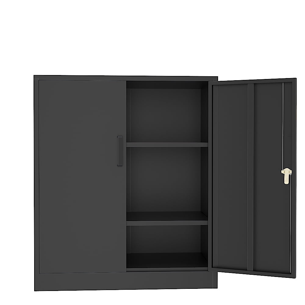 Metal Storage with Shelves and Lockable Doors, 2Door Metal